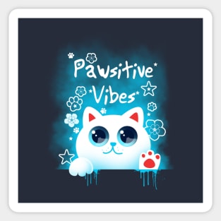 Pawsitive vibes Sticker